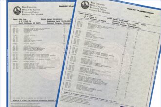 Fake college transcripts