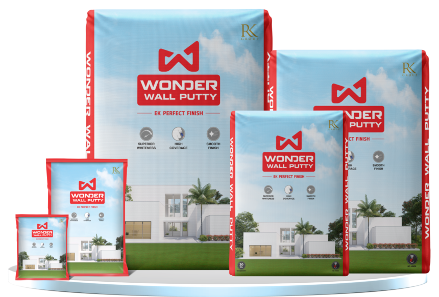 Wonder Wall Putty Announced The Launch Of Its 1Kg And 5Kg Bag
