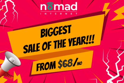 Customers can save big and lock in incredible discounts on Nomad Internet’s Unlimited Ultra and Unlimited Plans with annual payments.