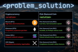 Pink Diamond Coin (PDC) Emerges as The Ultimate Solution to Crypto’s Biggest Problems